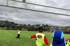 Goals at the community sports field